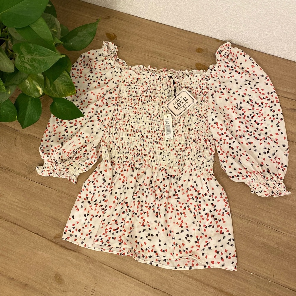 Mac Studio Off Should Quarter Sleeve Blouse